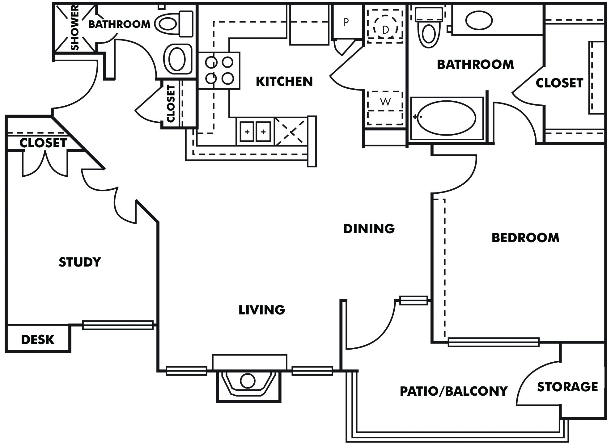 Evergreen floor plan